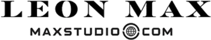 Logo - Leon Max Logo (876x584), Png Download