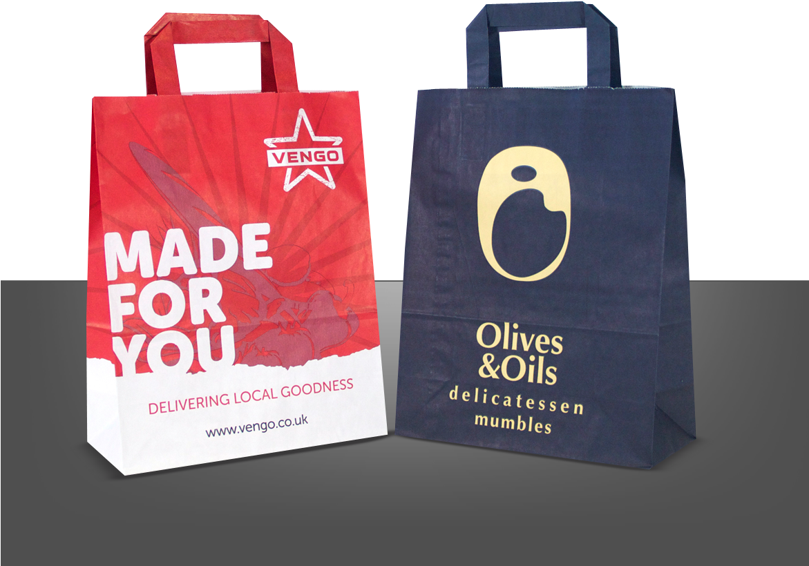 Kraft Paper Bags - Paper Bag (1170x1170), Png Download