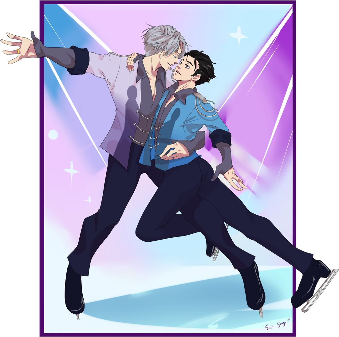 Yuri On Ice I Just Binged The Season And I Am Sad At - Cartoon (1280x1164), Png Download
