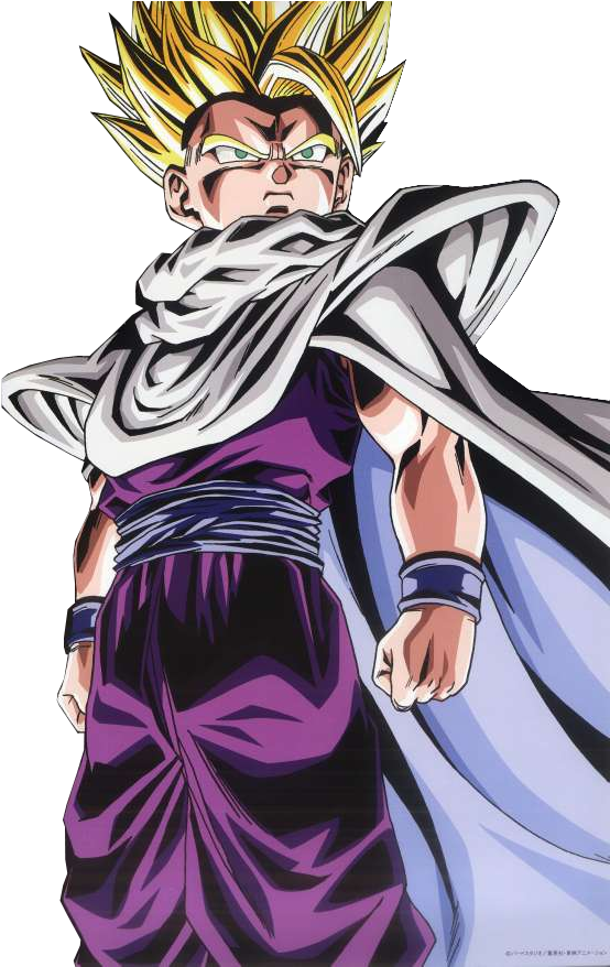 Disfruta De Los 20 Renders Del Anime Dragon Ball & - 4k Gohan (624x900), Png Download