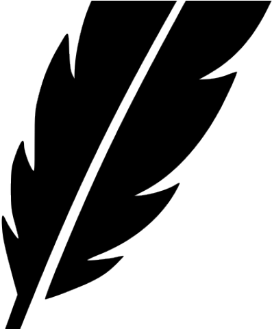 Ink Clipart Feather Drawing - Feather Pen Png (640x480), Png Download