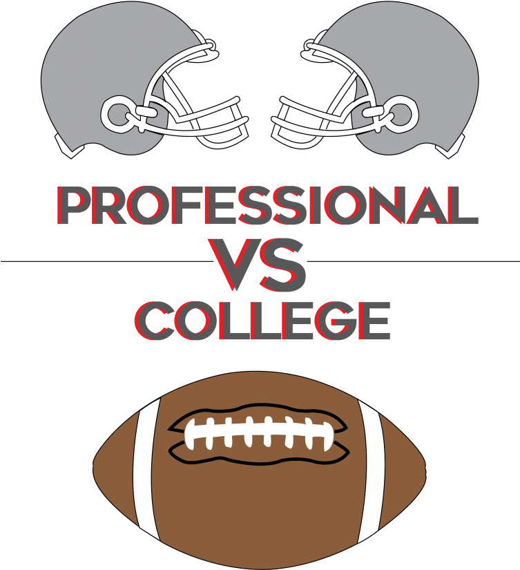 College Football Vs - Kick American Football (752x900), Png Download
