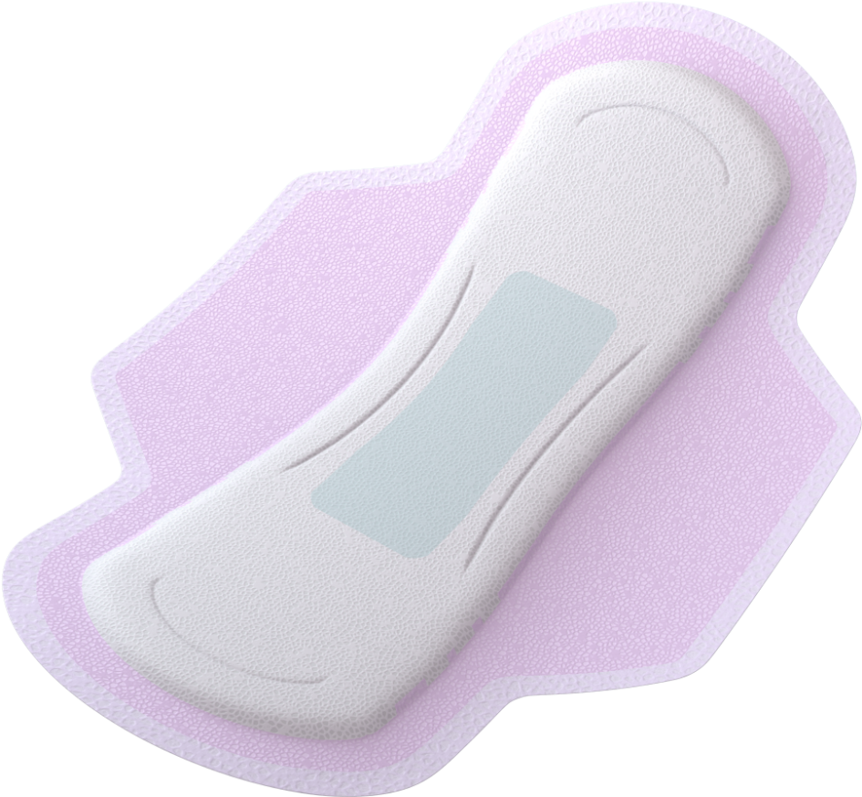 Lady Sanitary Napkins Fluff - Plastic (1024x1024), Png Download