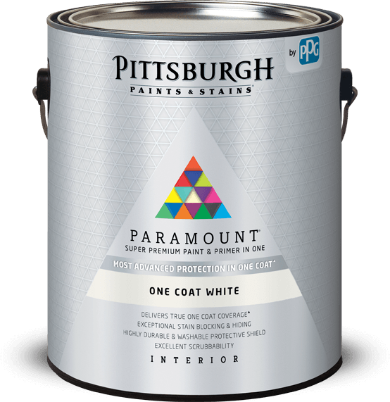 Paramount<sup>®</sup> Interior Paint - Pittsburgh Paramount Paint (554x571), Png Download