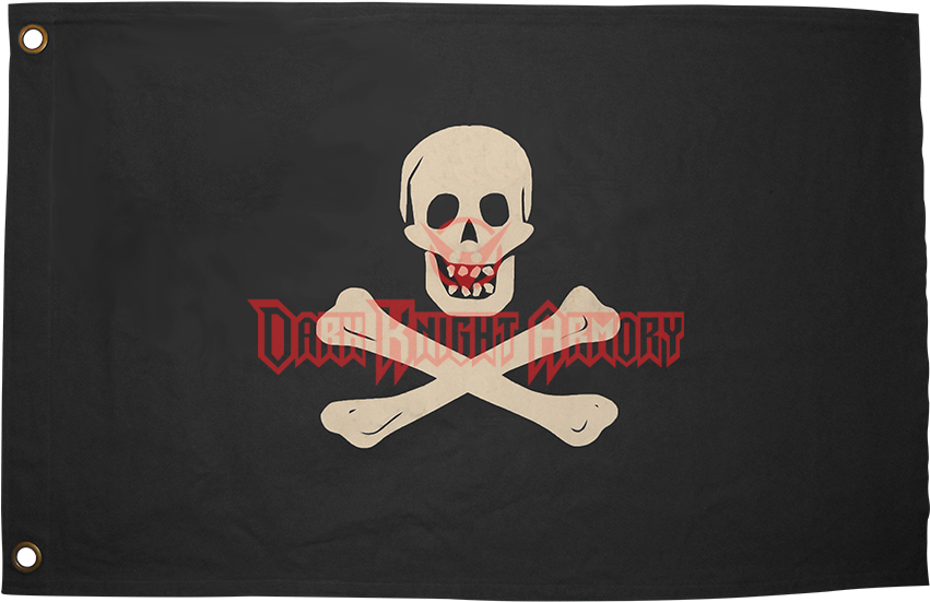 Hand Sewn Pirate Flag (850x850), Png Download