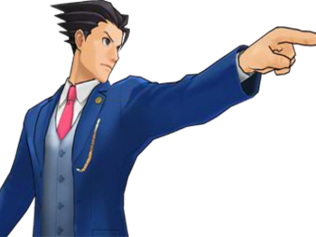Ace Attorney Clipart Objection - Phoenix Wright Objection Png Transparent (640x480), Png Download