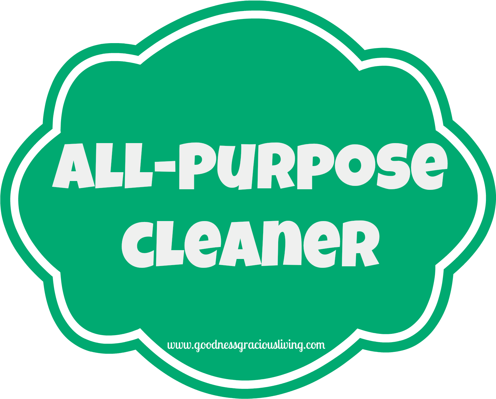All Purpose Cleaner Goodness Gracious Living (1632x1353), Png Download