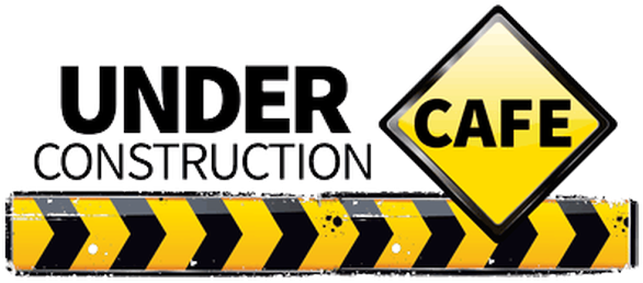 Construction Officially Began On February 7th - Cafe Under Construction (592x290), Png Download