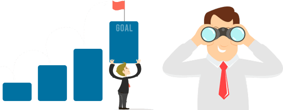 Our Vision & Mission - Business Goal Clipart Png (572x220), Png Download