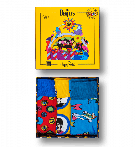 Happy Socks Beatles Package (548x600), Png Download
