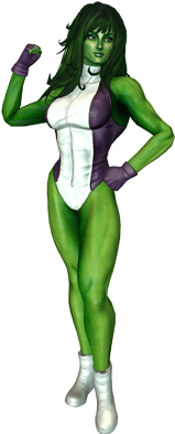 #she #hulk #clip #art - She Hulk Marvel Character (300x420), Png Download