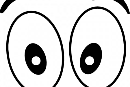 Eye Clipart Transparent Background - Transparent Background Eyes Clipart (450x300), Png Download