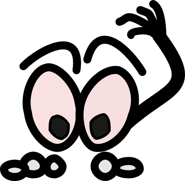 Eye Face Clip Art - Thinking Clip Art (600x585), Png Download