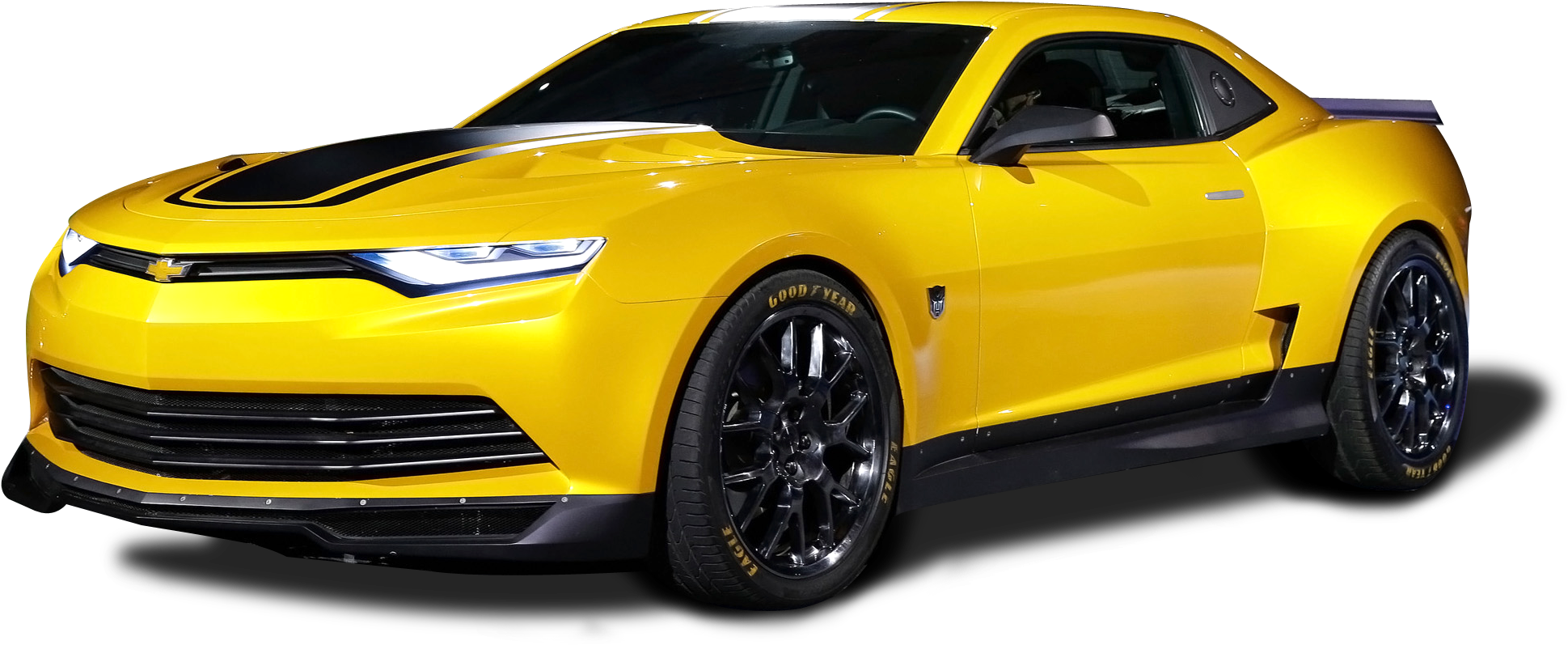 Yellow Camaro Png (2124x1000), Png Download