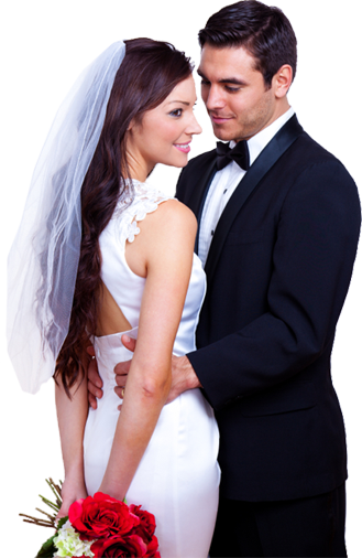 Instant Quote - Wedding Bride Couple Png (329x506), Png Download