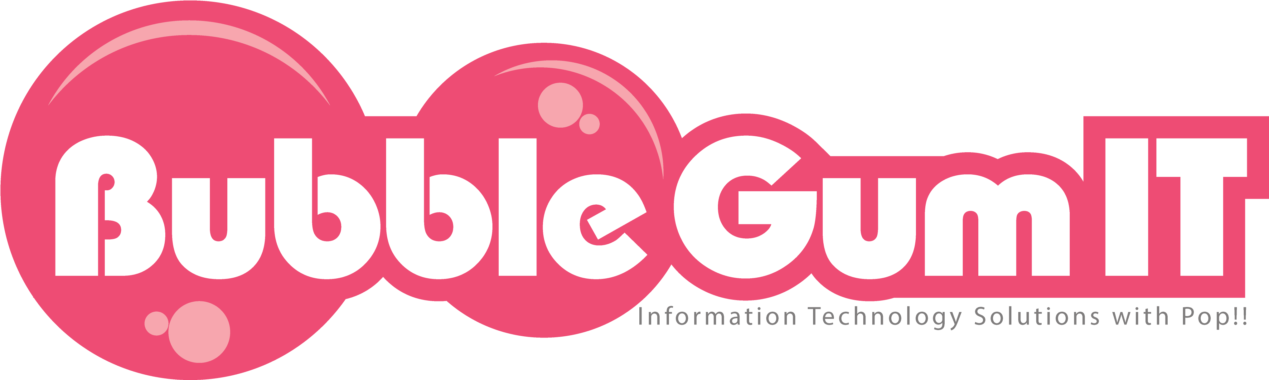 Bubblegum It - Bubble Gum Logo Png (4200x1800), Png Download