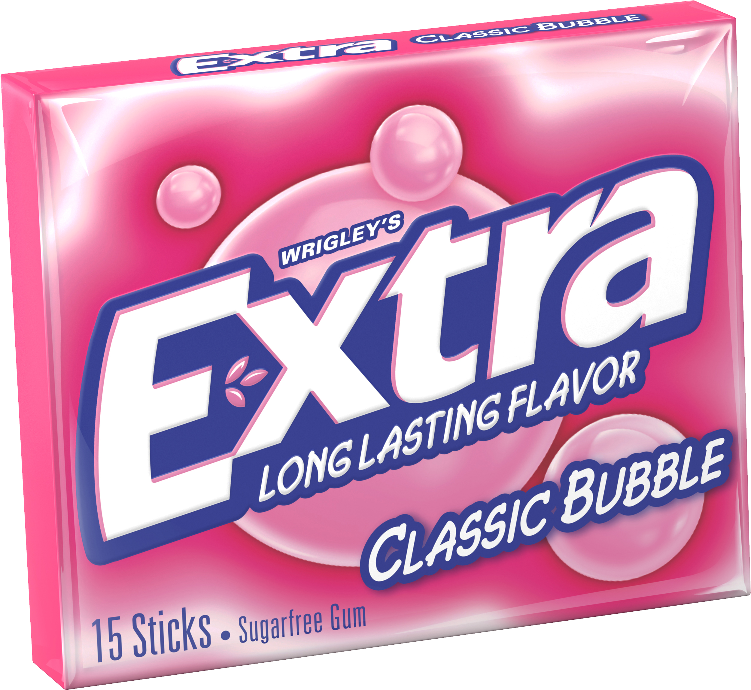 Extra Gum Bubble Gum (2500x2500), Png Download