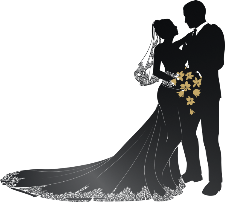 Parisfirstcab Your Joy Is Graphic Transparent Download - Wedding Couple Silhouette Png (900x811), Png Download