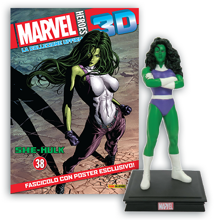 Collezione Marvel Heroes 3d - She-hulk Vol. 7 (450x450), Png Download