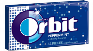 Orbit Gum Peppermint Flavor -sku - Orbit Peppermint Gum (300x400), Png Download