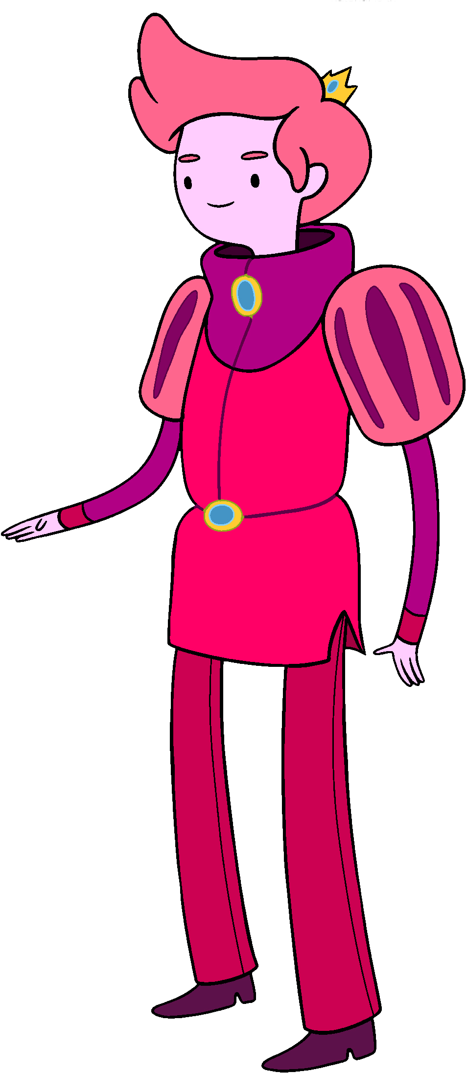 Gumball Clipart Bubblegum Girl - Adventure Time Prince Gumball (952x2190), Png Download