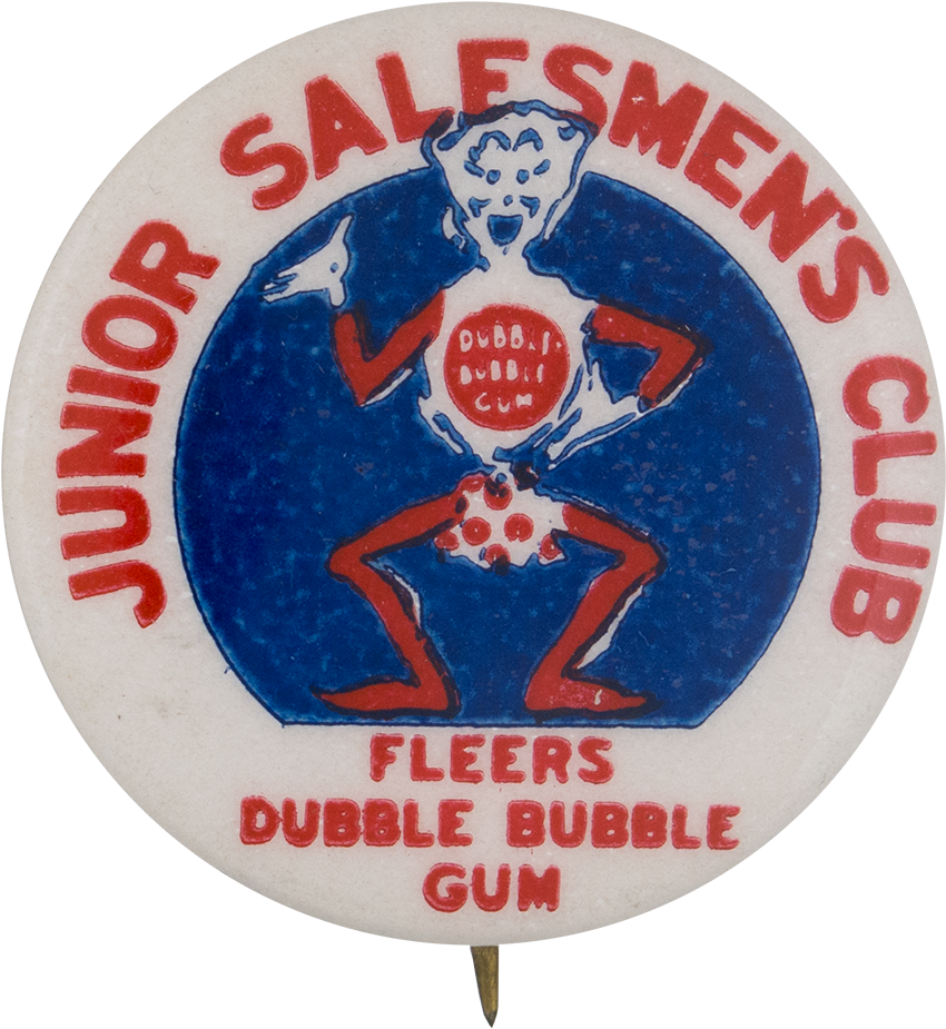 Fleers Dubble Bubble Gum Junior Salesmen's Club - Vintage Fleers Dubble Bubble Gum Junior Salesmen's (1000x1081), Png Download