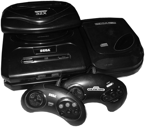 Sega - Sega Genesis 32x Sega Cd Png (478x421), Png Download