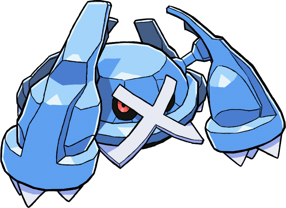 376metagross Pokemon Ranger Guardian Signs - Metal Cross Pokemon (926x673), Png Download
