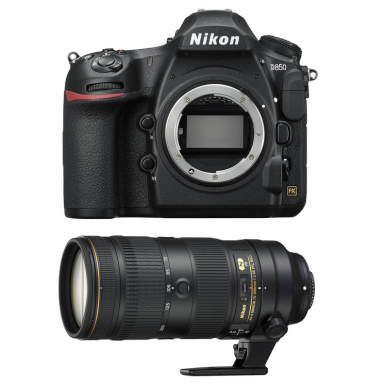 D850 - Nikon D850 + 24-120mm Vr (540x384), Png Download