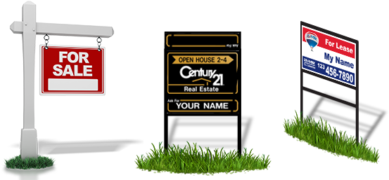 Premium Real Estate Signs - Country Rhodes Bed & Breakfast (597x267), Png Download