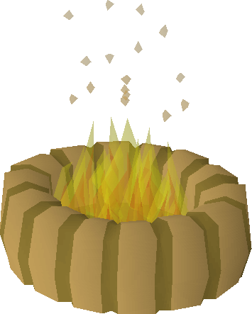 Firepit Built - Wiki (355x443), Png Download