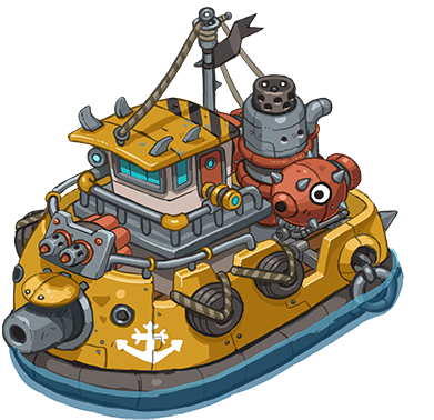 Reef Bandit Tugboat - Tugboat (415x415), Png Download