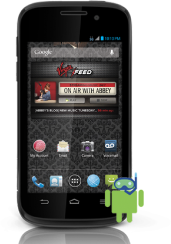 Virgin Mobile Reef™ - Virgin Mobile Reef N810 (400x506), Png Download