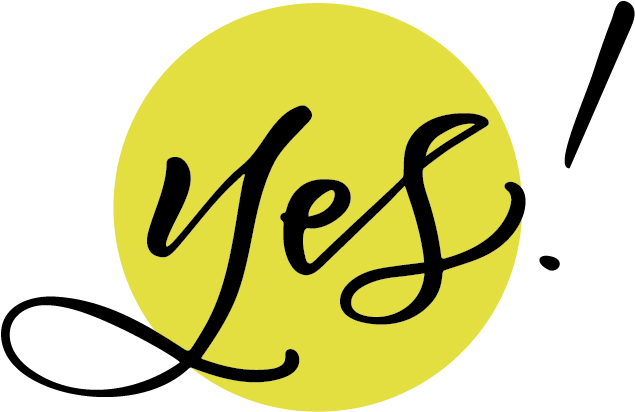 It's Business Time - Its A Yes Lettering (840x443), Png Download