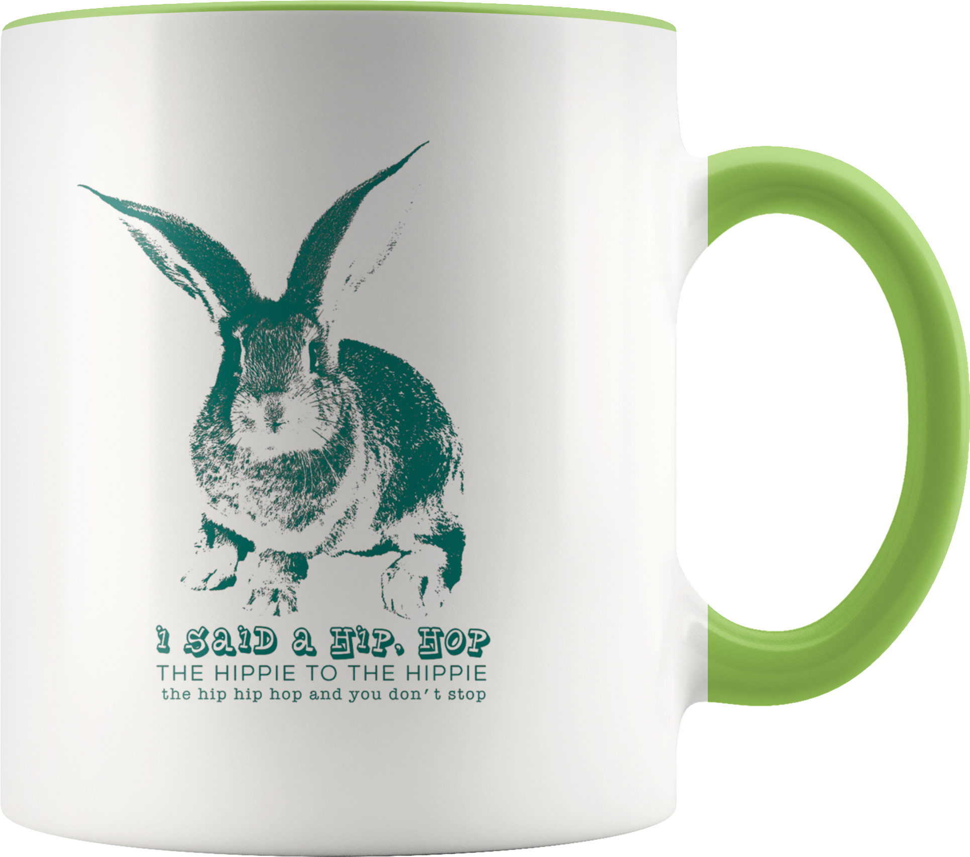 Hip Hop Bunny Mug (2000x2000), Png Download