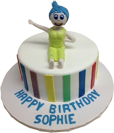 Inside Out Joy Cake - Inside Out (500x500), Png Download