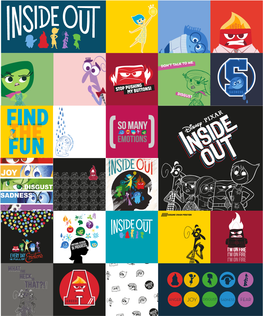 Thank You - Inside Out (1400x1413), Png Download