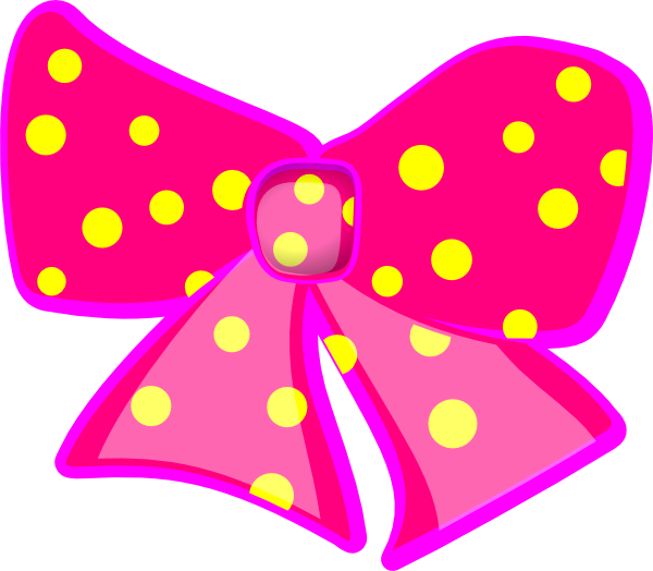 Minnie Mouse Bow Clipart At Getdrawings - Minnie Mouse Ribbon Pink (600x524), Png Download