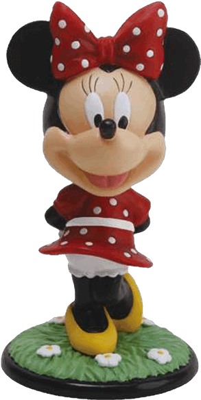 Minnie Mouse Bobble Head (600x600), Png Download