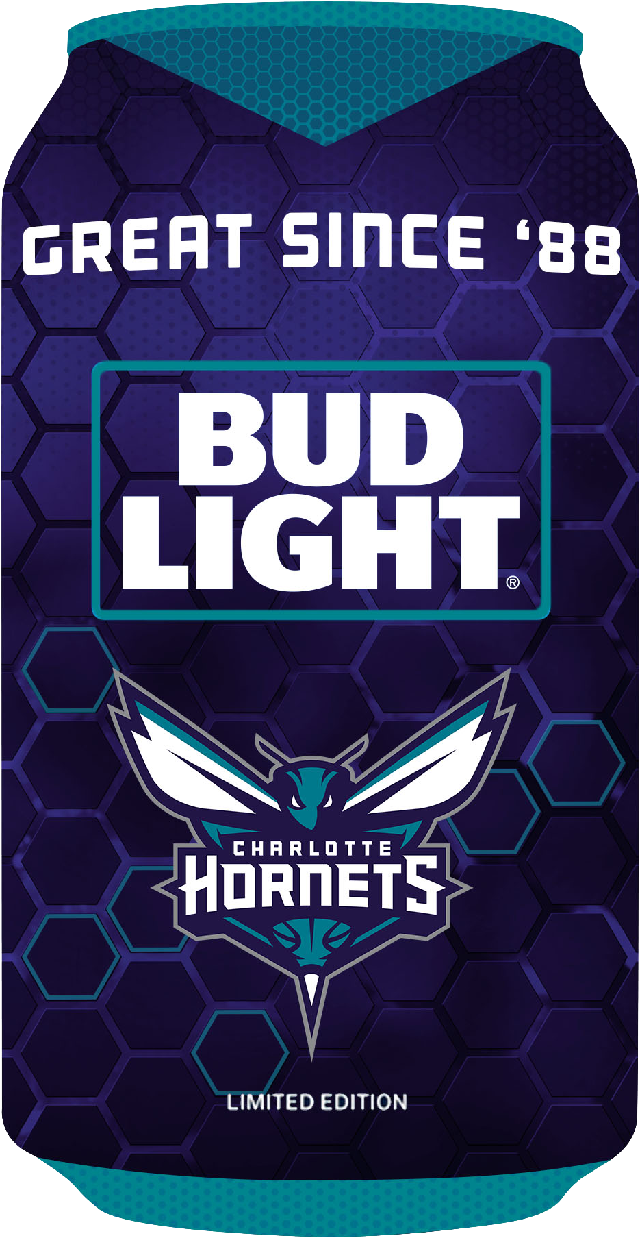 Can3 - Poster: Poster: Charlotte Hornets Poster, 34x22in. (1000x1864), Png Download