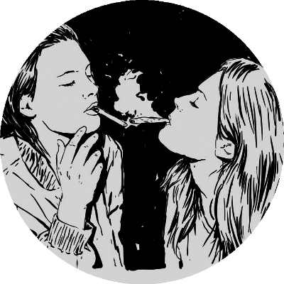 Images About Black White On We - Dark Aesthetic Tumblr Transparent (400x400), Png Download