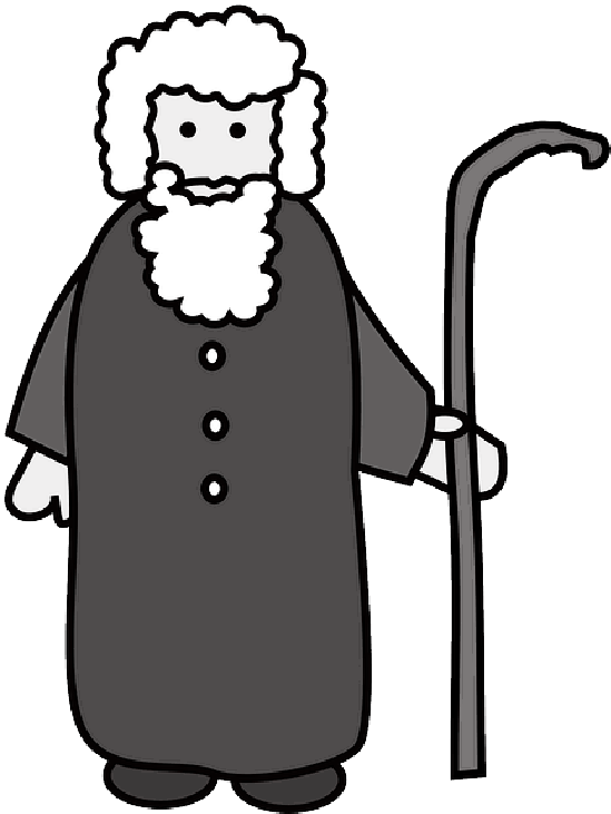 People, Man, Nature, Stick, Old, - Shepherd Clip Art (800x812), Png Download