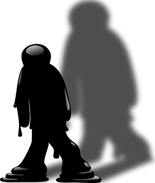 Raemi Melting Clip Art Free Vector - Halloween Ghoul Shower Curtain (504x597), Png Download