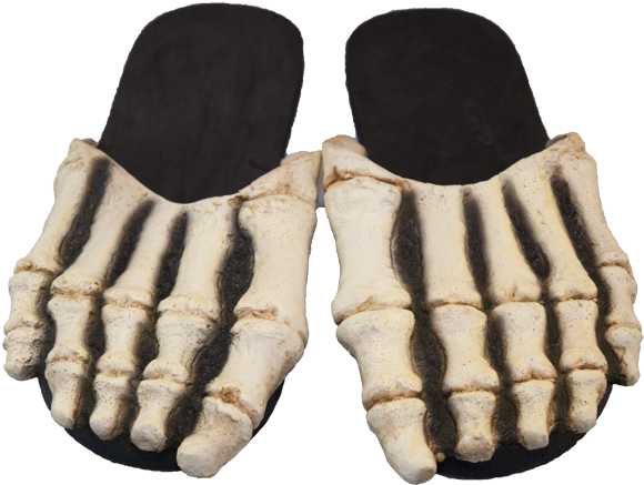 14325 Skeleton Feet - Billy Bob Skeleton Feet - Adult (600x453), Png Download