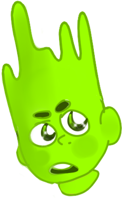Gloppy Boi - Hand (719x1279), Png Download