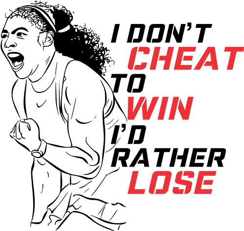 I Don't Cheat To Win I'd Rather Lose Png & Svg - Illustration (500x667), Png Download