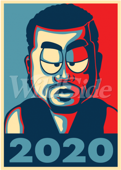 2020 Kanye - T-shirt (600x600), Png Download