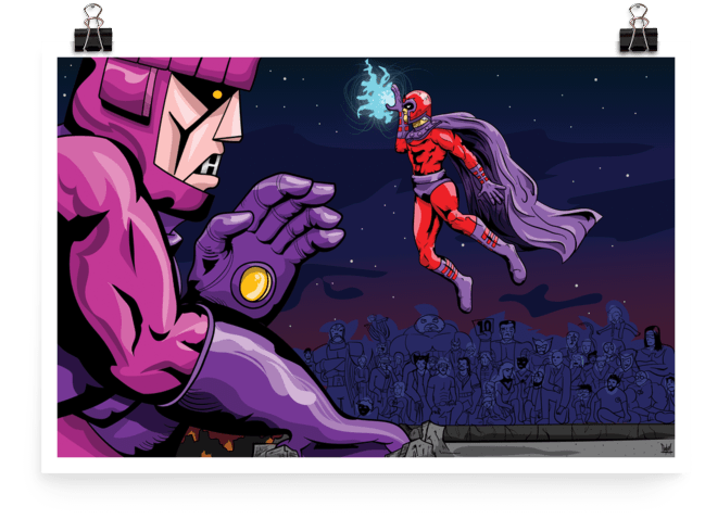 Magneto "free Throw Line" Poster, , Peabe, Peabe - Spider-man (800x800), Png Download