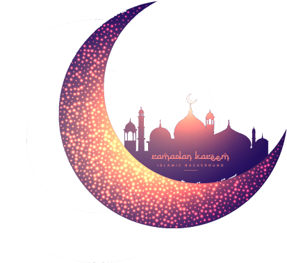 Free Png Islam Mosque Muslim Moon Ramadan Png Images - Eid Mubarak Moon Png (480x480), Png Download