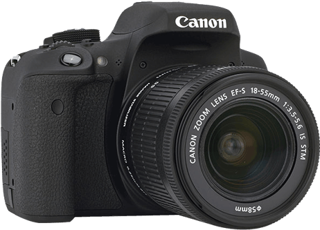 Canon Png Transparent Image - Canon Eos 100d Digital Slr Camera Kit (730x460), Png Download